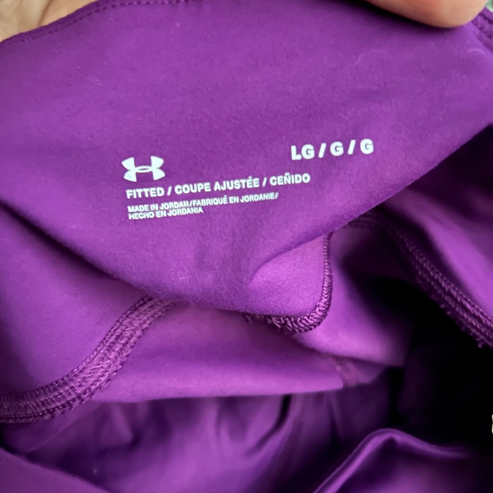 Size Large - Under Armour Vibrant Purple Fitted pants